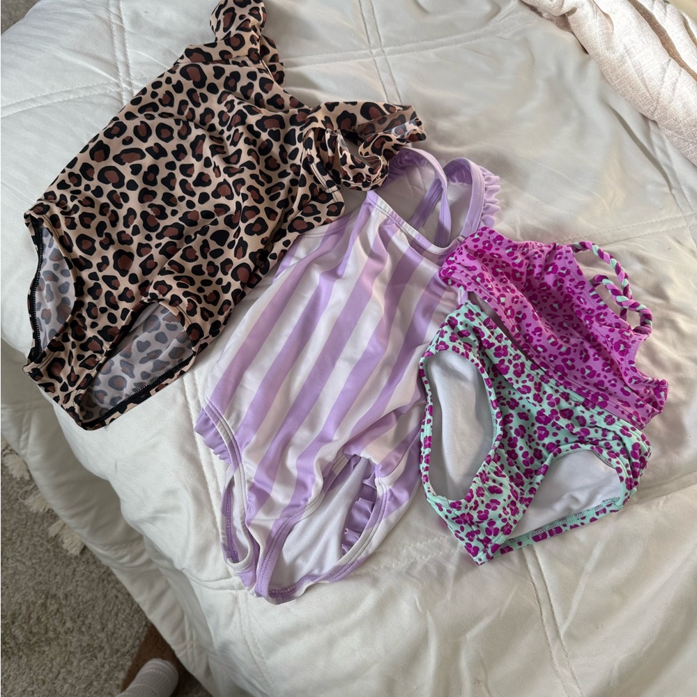 Three Cat & Jack 3T Swimsuits